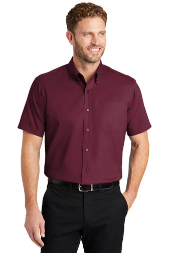 CornerStone®  Adult Unisex Short Sleeve SuperPro™ Twill Dress Shirt